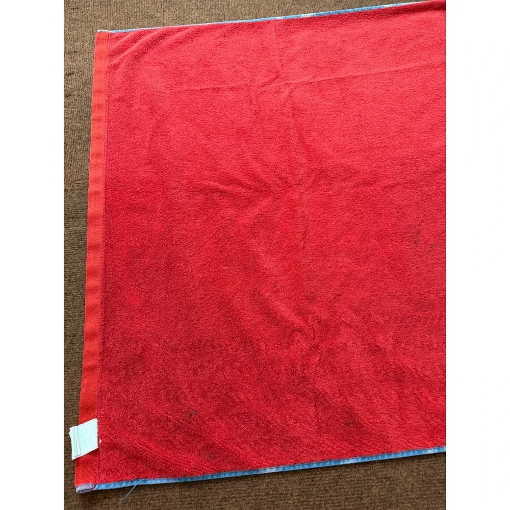 Marvel Spider-Man Beach Towel Blue Red Web Graphic Cotton Bath‎ Towel Kids